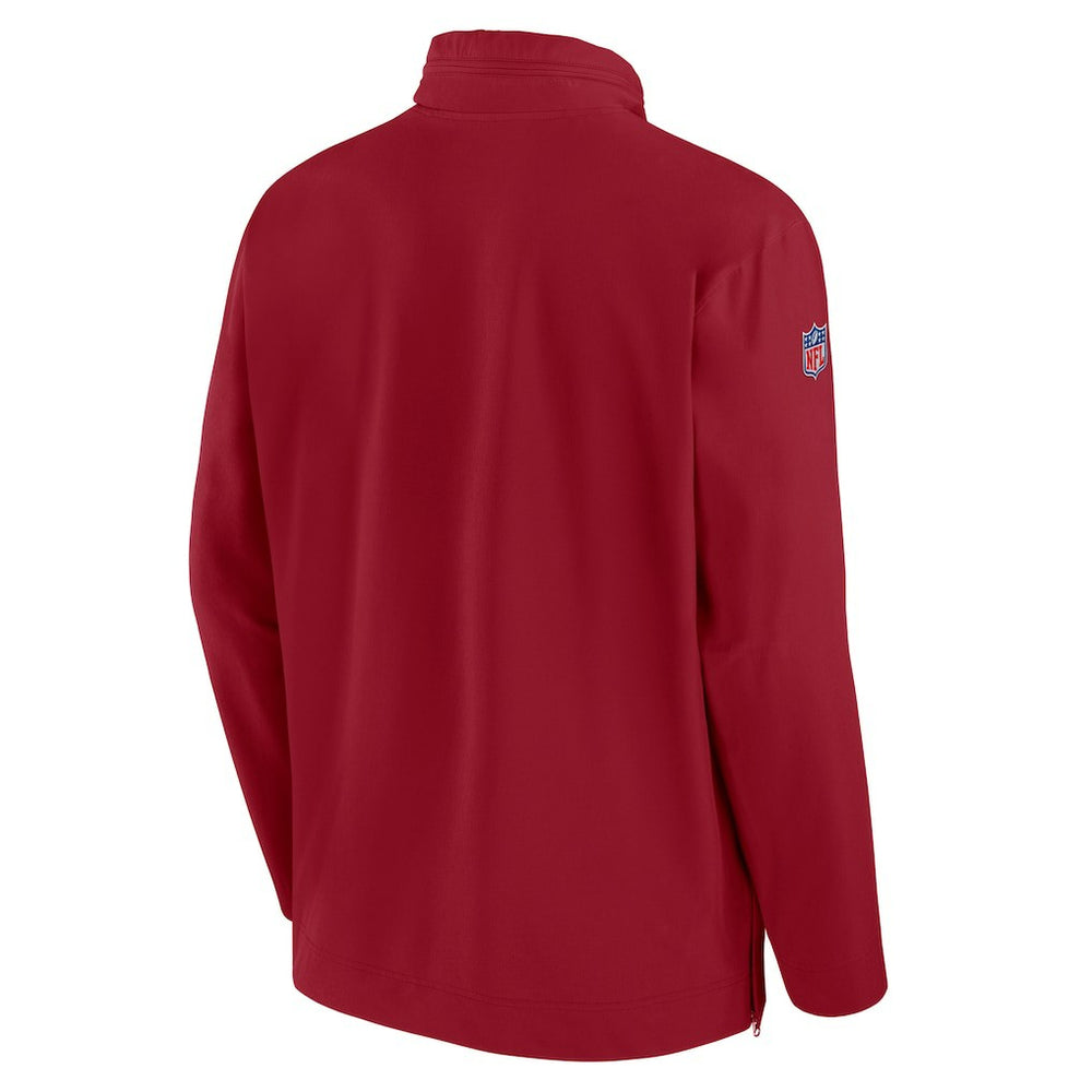 Arizona Cardinals Sideline Coach Half-Zip Jacket - Cardinal Jackets