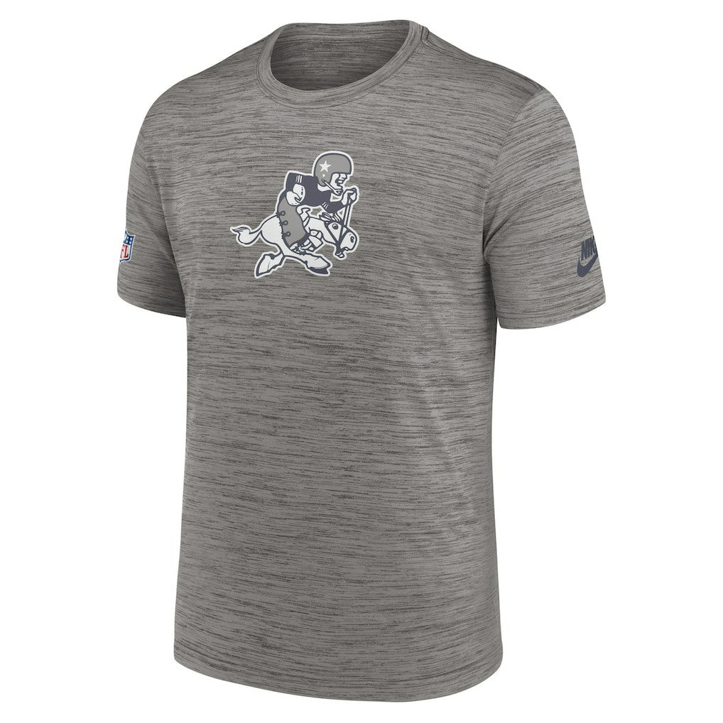 Dallas Cowboys 2023 Sideline Alternate Logo Performance T-Shirt - Heather Charcoal T-shirts