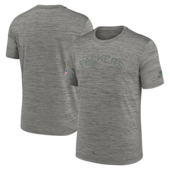 Green Bay Packers 2023 Sideline Alternate Logo Performance T-Shirt - Heather Charcoal T-shirts