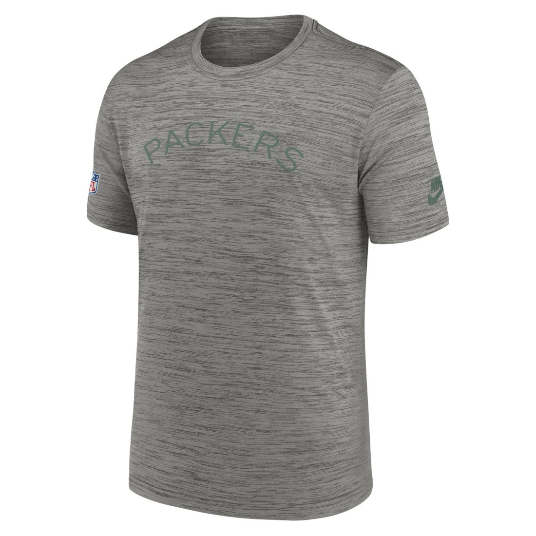 Green Bay Packers 2023 Sideline Alternate Logo Performance T-Shirt - Heather Charcoal T-shirts