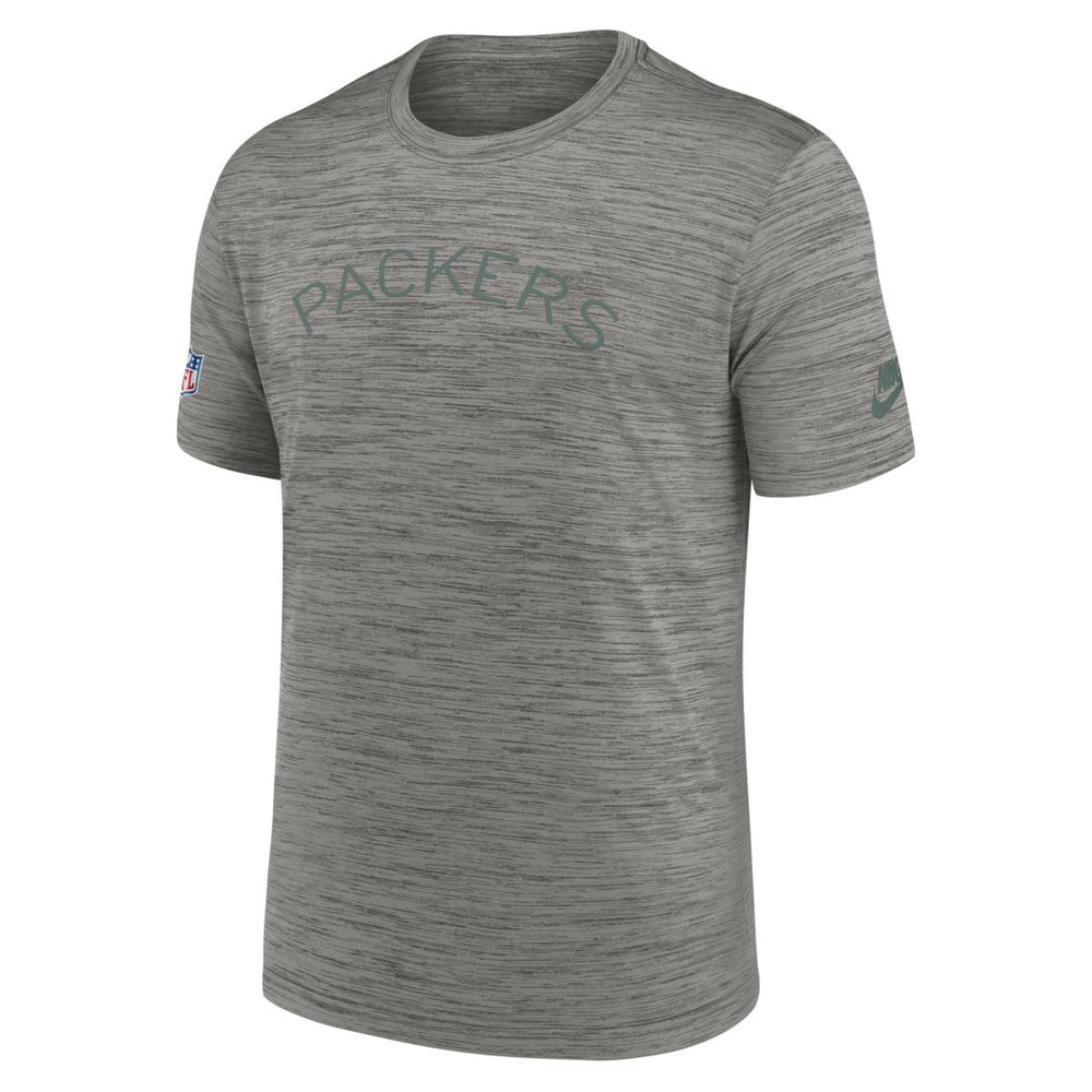 Green Bay Packers 2023 Sideline Alternate Logo Performance T-Shirt - Heather Charcoal T-shirts