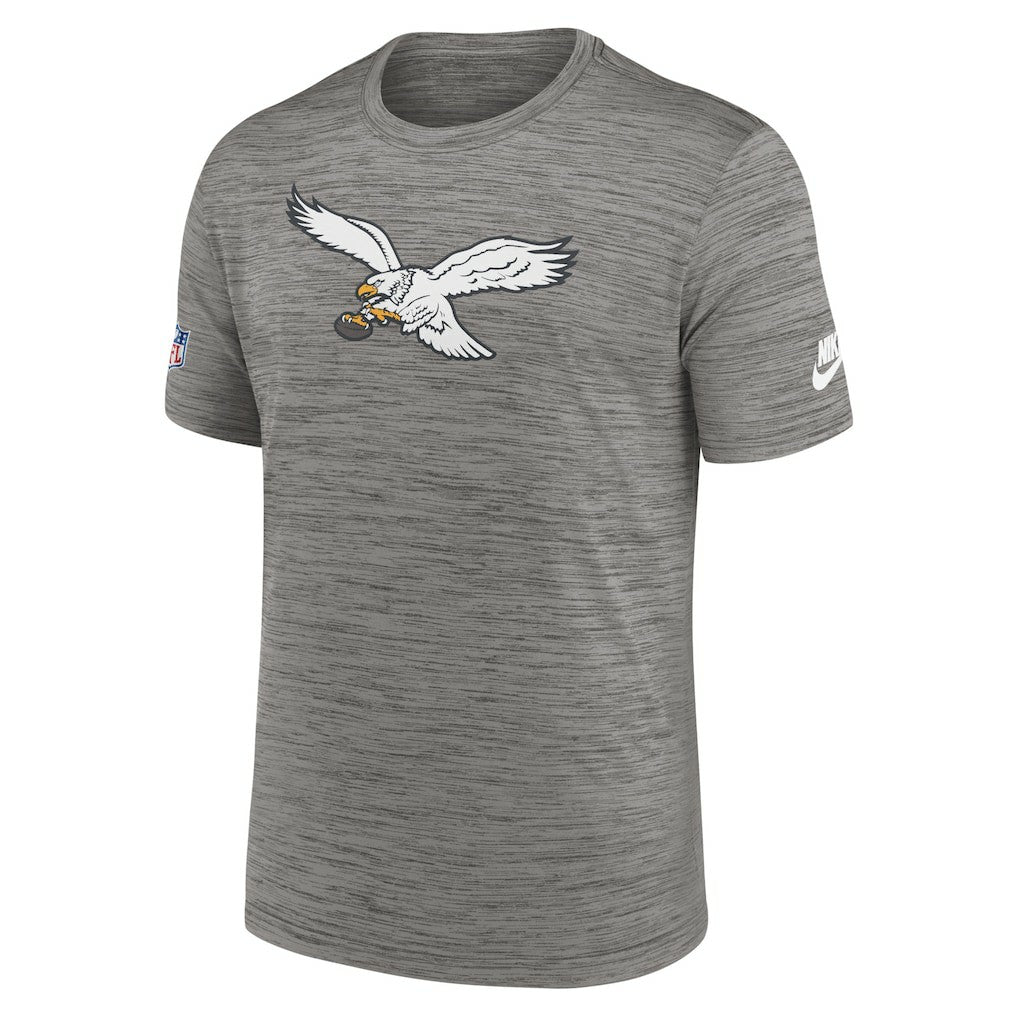 Philadelphia Eagles Sideline Alternate Logo Performance T-Shirt - Heather Charcoal T-shirts