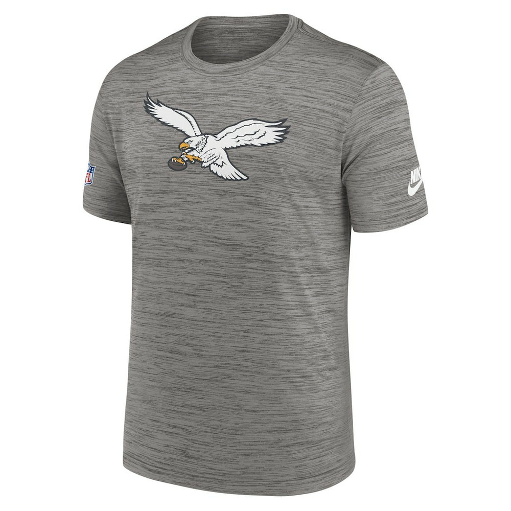 Philadelphia Eagles Sideline Alternate Logo Performance T-Shirt - Heather Charcoal T-shirts