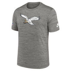 Philadelphia Eagles Sideline Alternate Logo Performance T-Shirt - Heather Charcoal T-shirts