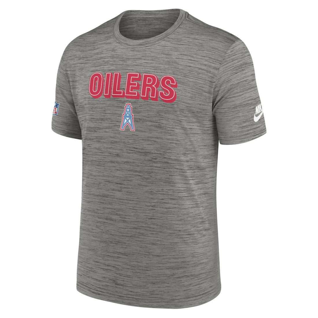Tennessee Titans Oilers Throwback Sideline Alternate Performance T-Shirt - Heather Charcoal T-shirts