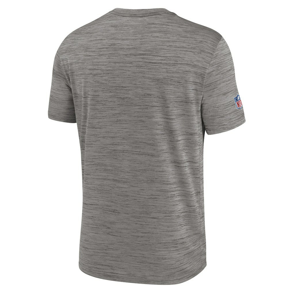 New England Patriots 2023 Sideline Alternate Logo Performance T-Shirt - Heather Charcoal T-shirts