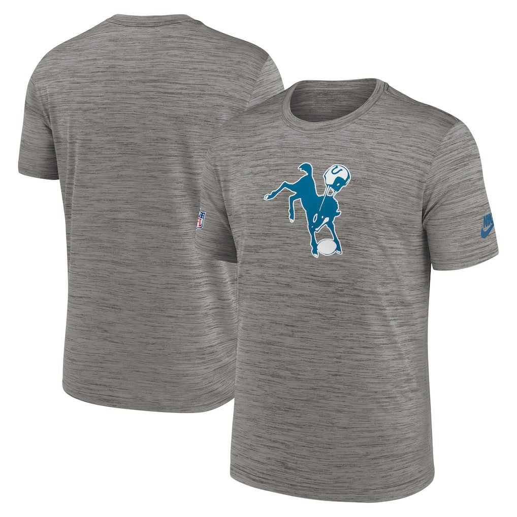 Indianapolis Colts Indiana Nights Alternate Sideline Performance T-Shirt - Heather Charcoal T-shirts