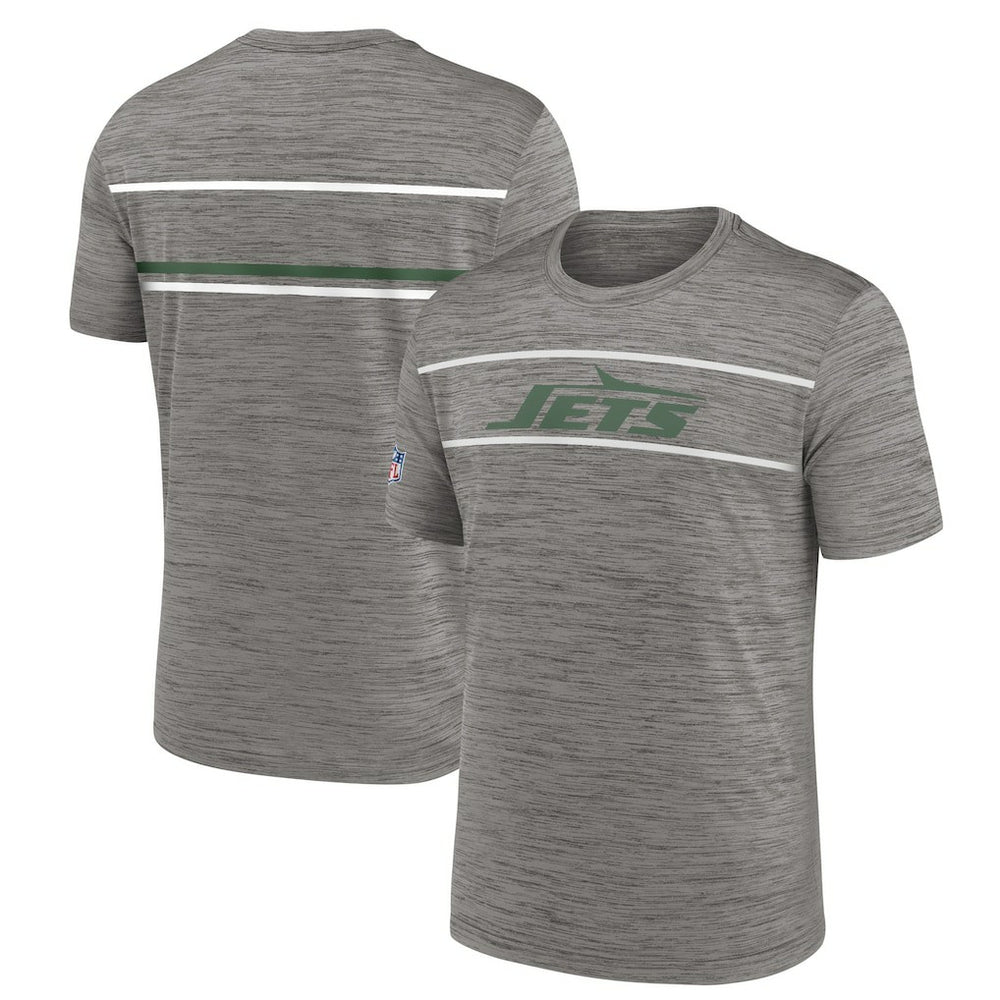 New York Jets Legacy Sideline Performance T-Shirt - Heather Charcoal T-shirts