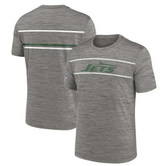 New York Jets Legacy Sideline Performance T-Shirt - Heather Charcoal T-shirts