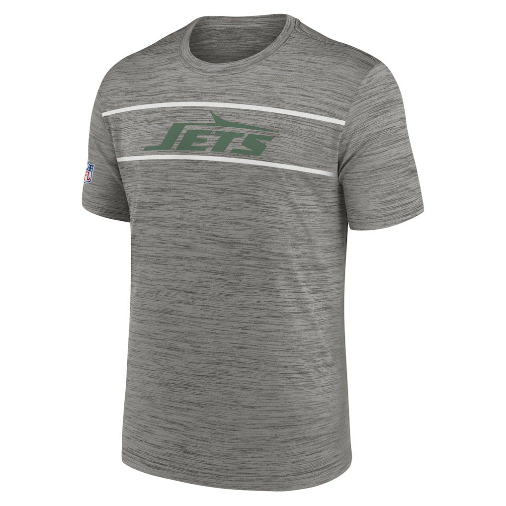 New York Jets Legacy Sideline Performance T-Shirt - Heather Charcoal T-shirts