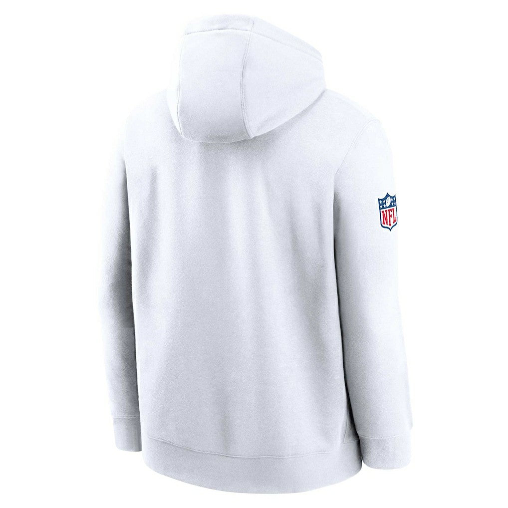 Cleveland Browns 2023 Sideline Club Alternate Tri-Blend Pullover Hoodie - White Hoodies