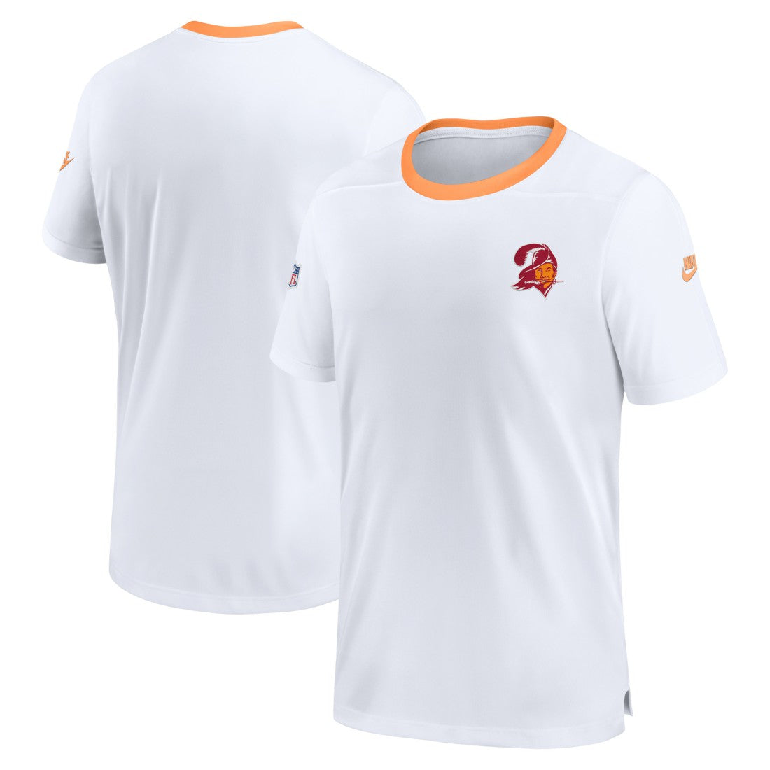 Tampa Bay Buccaneers Throwback Coach Performance T-Shirt - White T-shirts