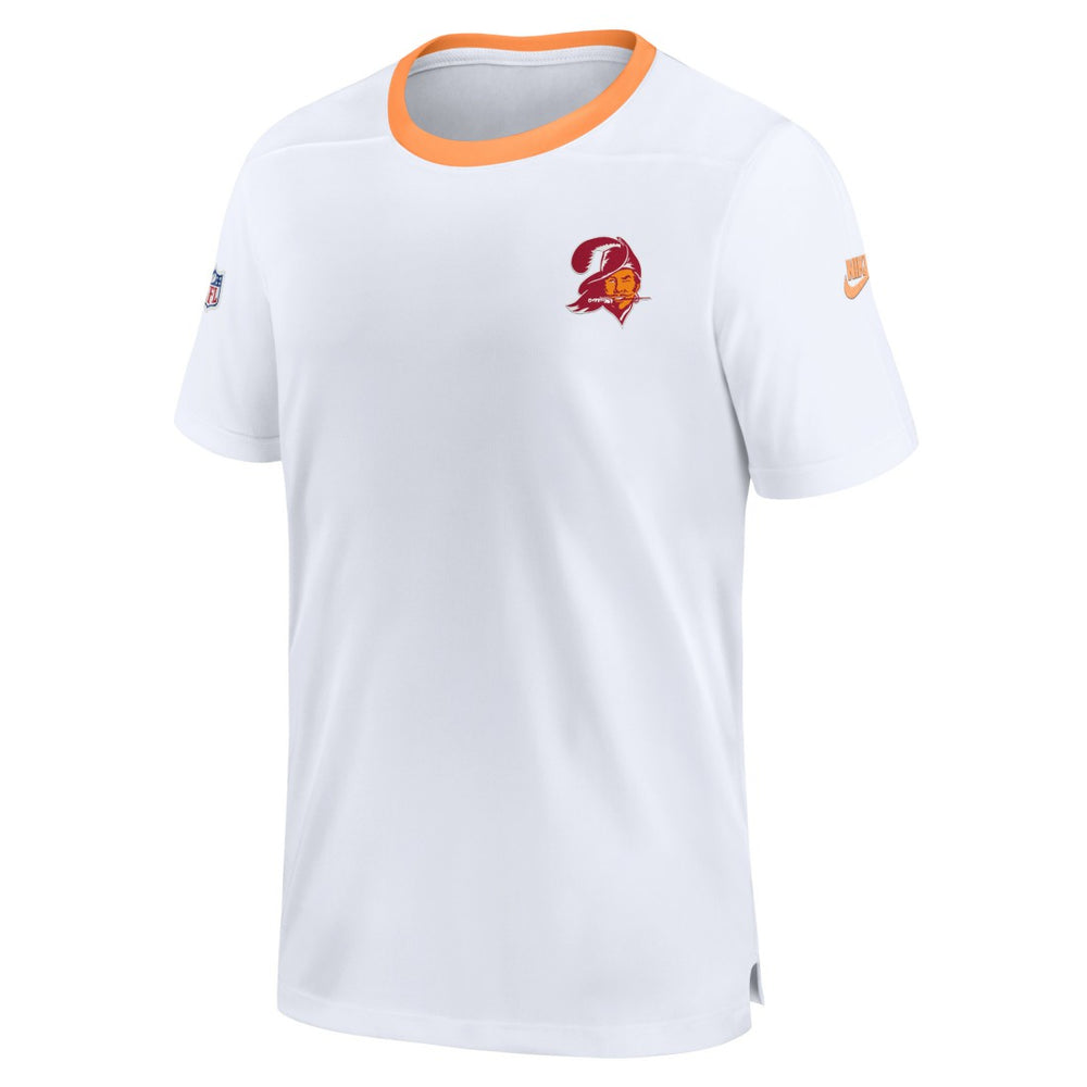 Tampa Bay Buccaneers Throwback Coach Performance T-Shirt - White T-shirts