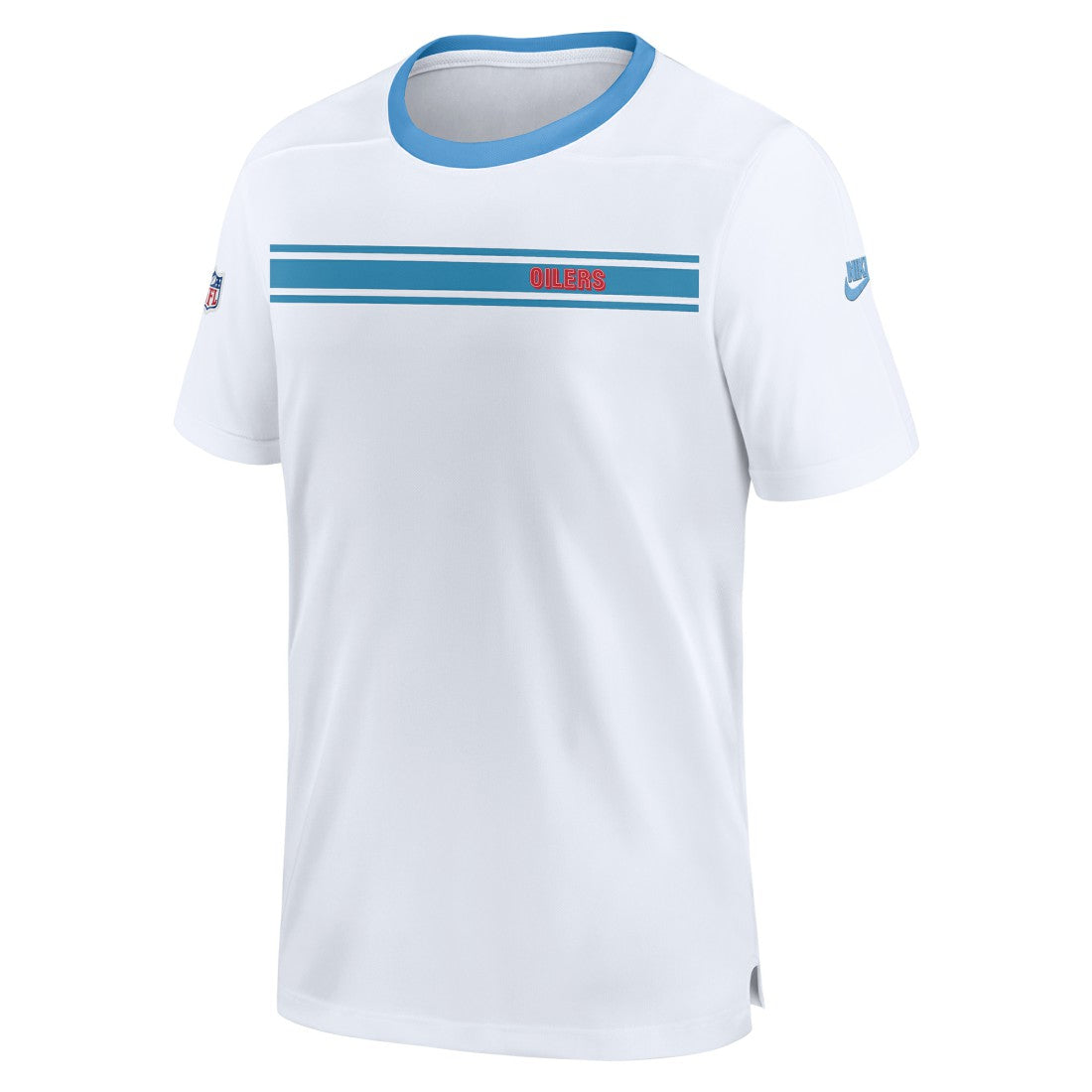 Tennessee Titans Oilers Throwback Sideline Coach Alternate Performance T-Shirt - White T-shirts