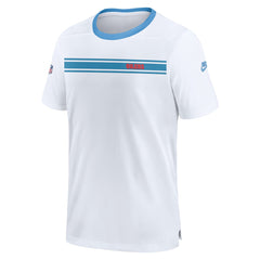 Tennessee Titans Oilers Throwback Sideline Coach Alternate Performance T-Shirt - White T-shirts