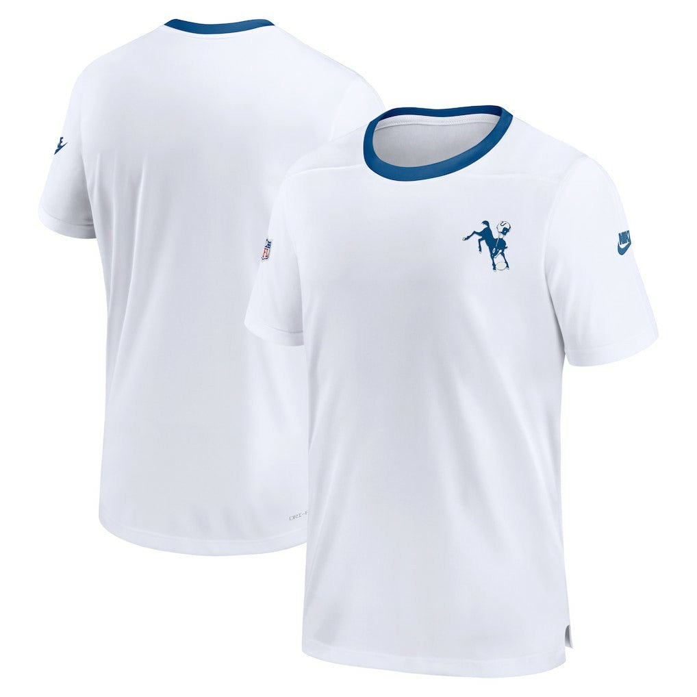 Indianapolis Colts Indiana Nights Alternate Coach Performance T-Shirt - White T-shirts
