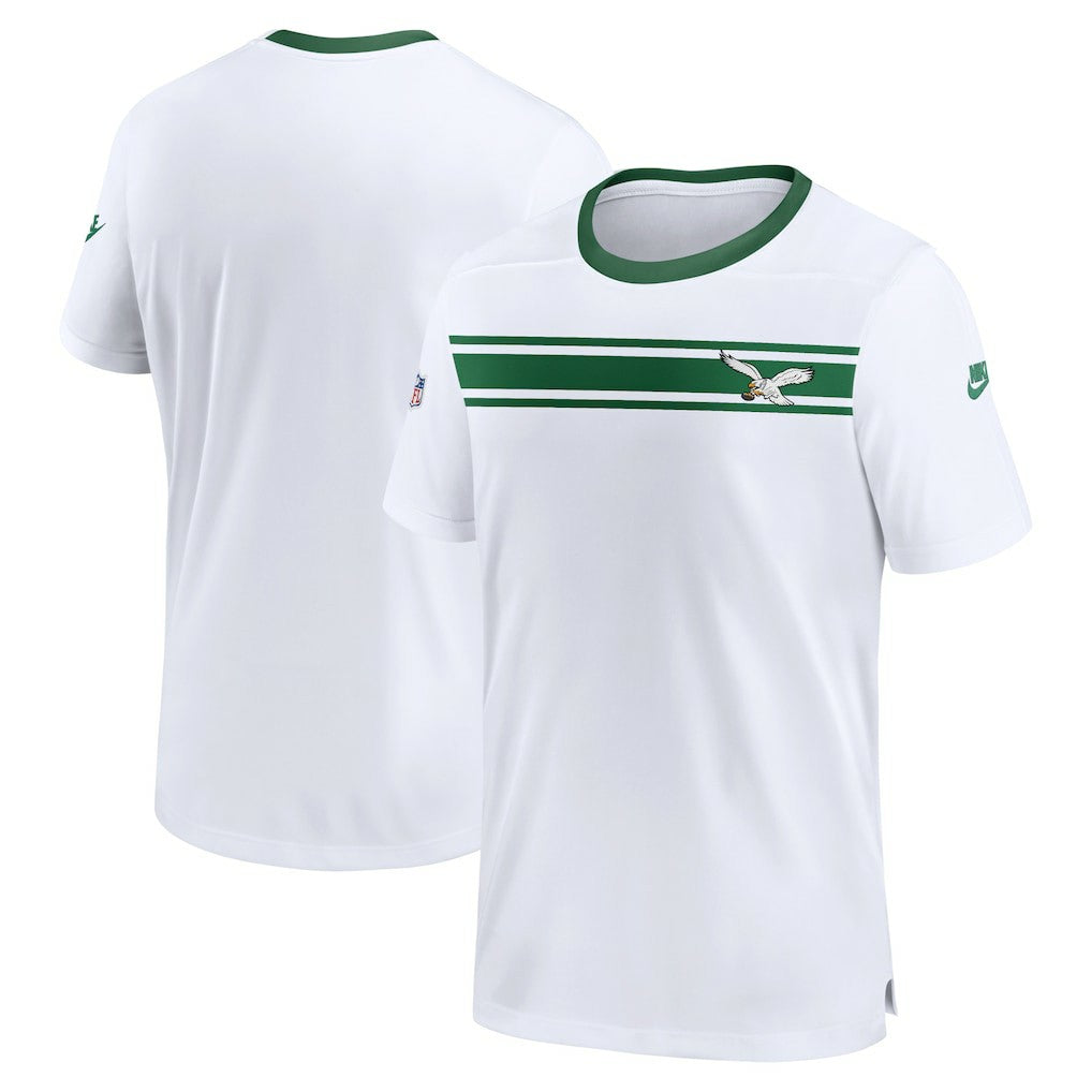 Philadelphia Eagles Men's Sideline Coaches Alternate Performance T-Shirt - White T-shirts