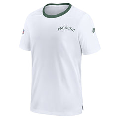 Green Bay Packers Men's Sideline Coaches Alternate Performance T-Shirt - White T-shirts