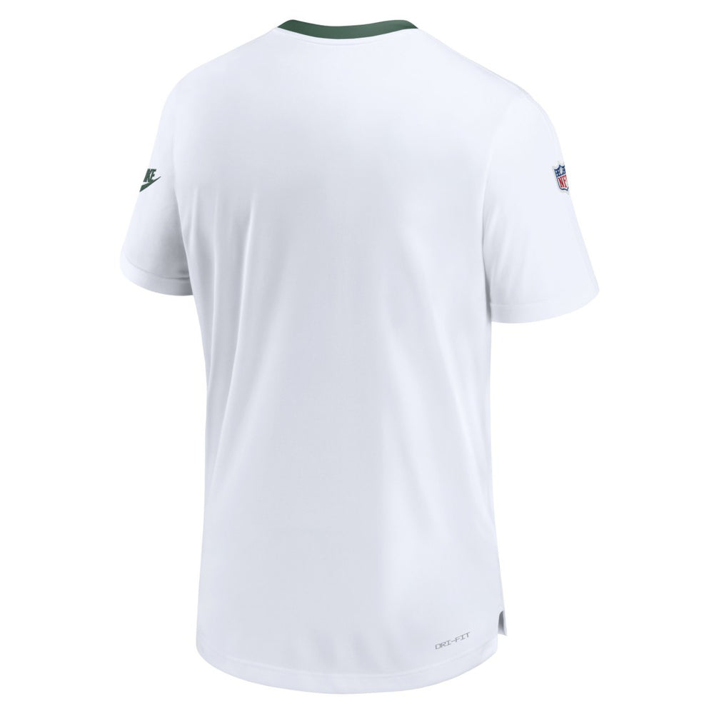 Green Bay Packers Men's Sideline Coaches Alternate Performance T-Shirt - White T-shirts