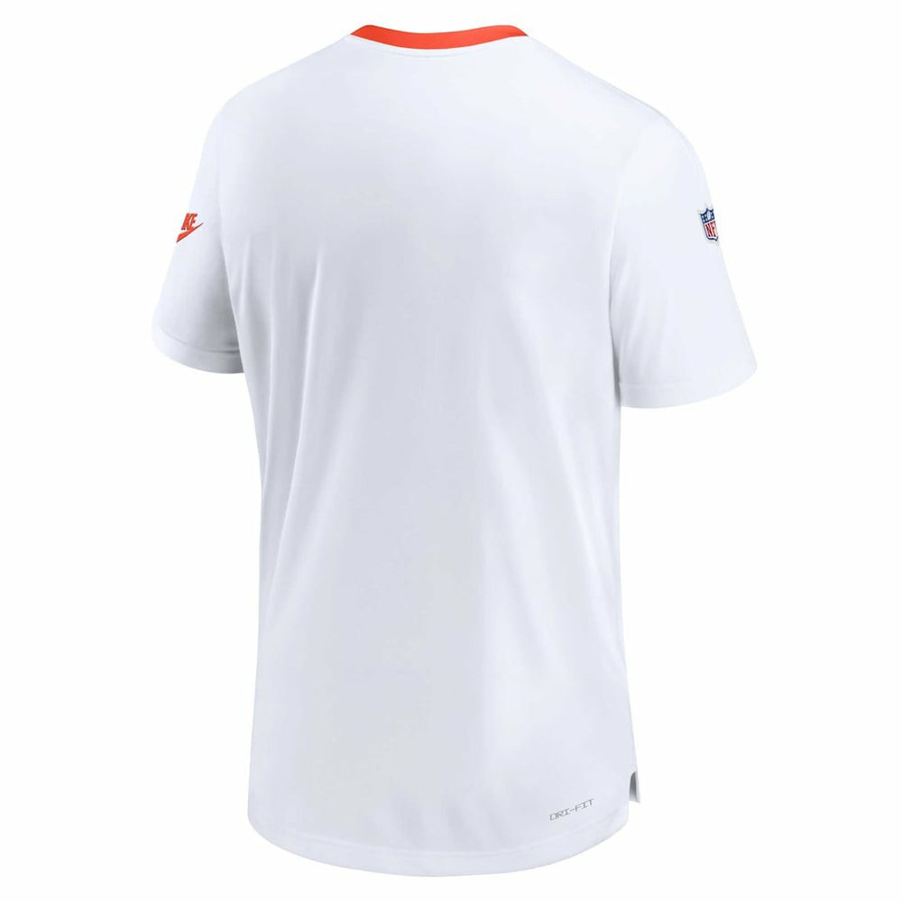 Cleveland Browns Men's Sideline Coaches Alternate Performance T-Shirt - White T-shirts