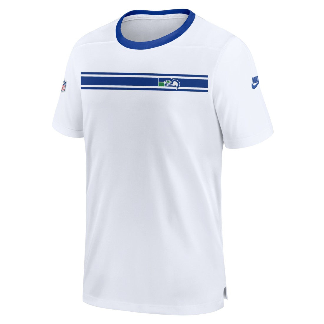 Seattle Seahawks Throwback Sideline Coaches Performance T-Shirt - White T-shirts