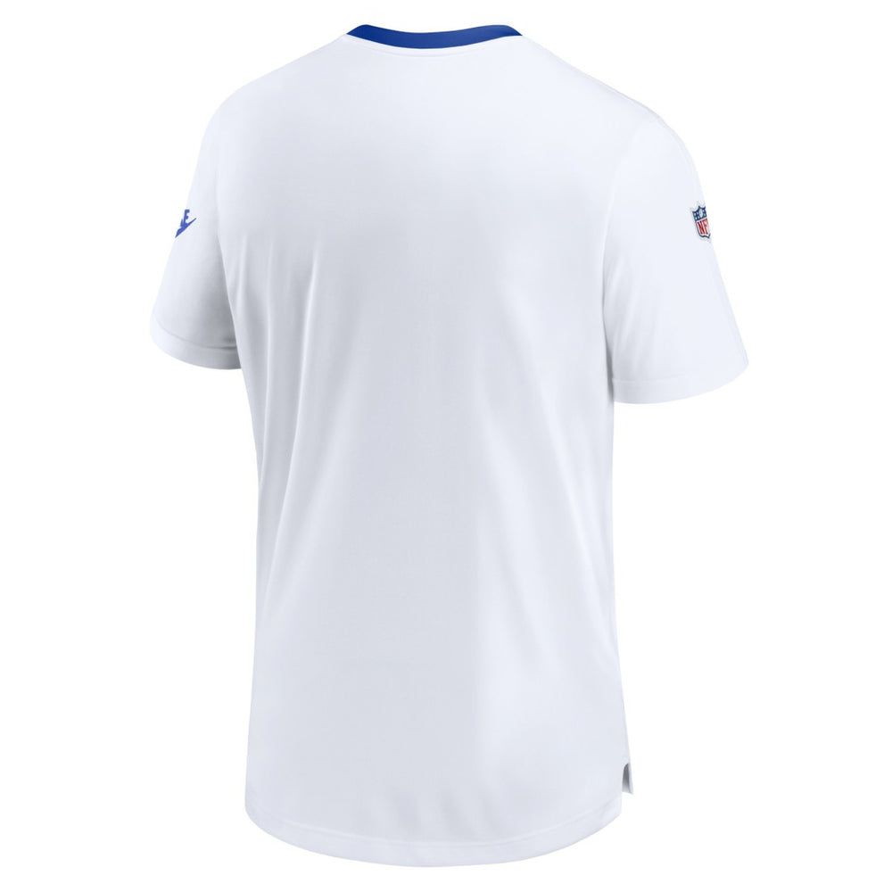 Seattle Seahawks Throwback Sideline Coaches Performance T-Shirt - White T-shirts