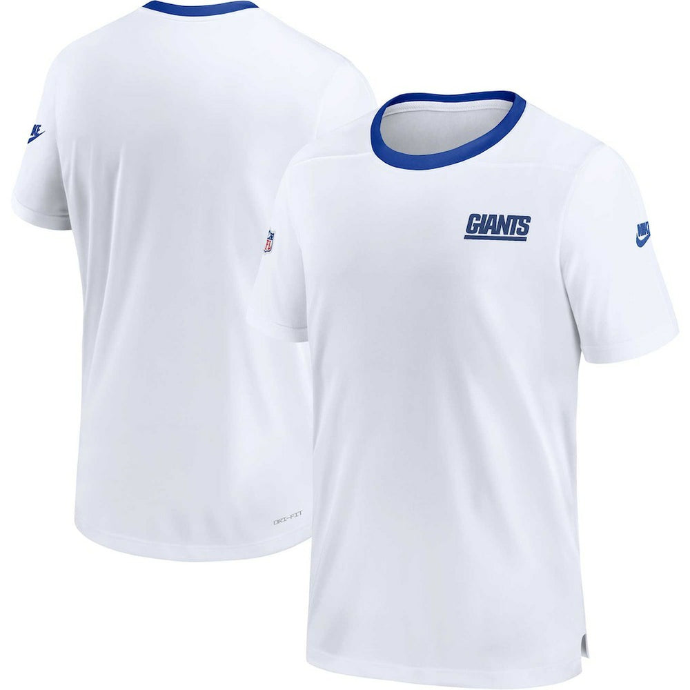 New York Giants Men's Sideline Coaches Alternate Performance T-Shirt - White T-shirts