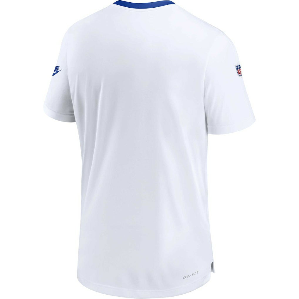 New York Giants Men's Sideline Coaches Alternate Performance T-Shirt - White T-shirts