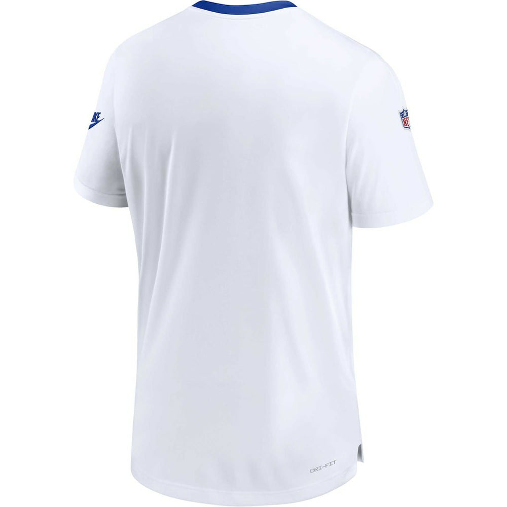 New York Giants Men's Sideline Coaches Alternate Performance T-Shirt - White T-shirts