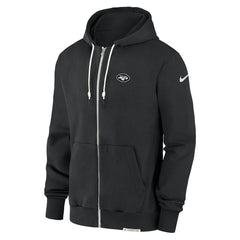 New York Jets Sideline Performance Full-Zip Hoodie Sweatshirt - Black Hoodies