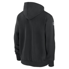 New York Jets Sideline Performance Full-Zip Hoodie Sweatshirt - Black Hoodies