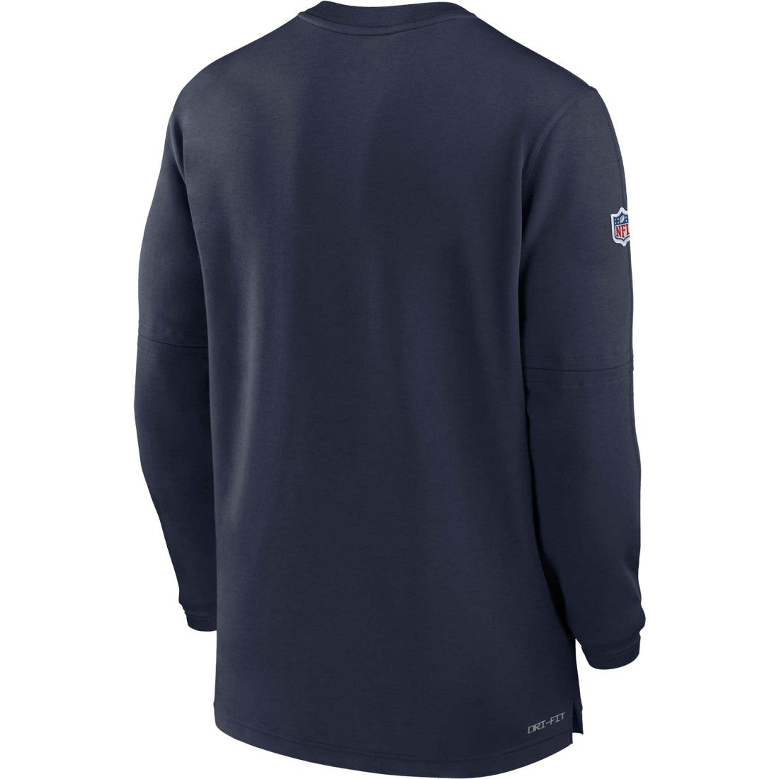 Tennessee Titans 2023 Sideline Performance Long Sleeve Tri-Blend Quarter-Zip Top - Navy Tops