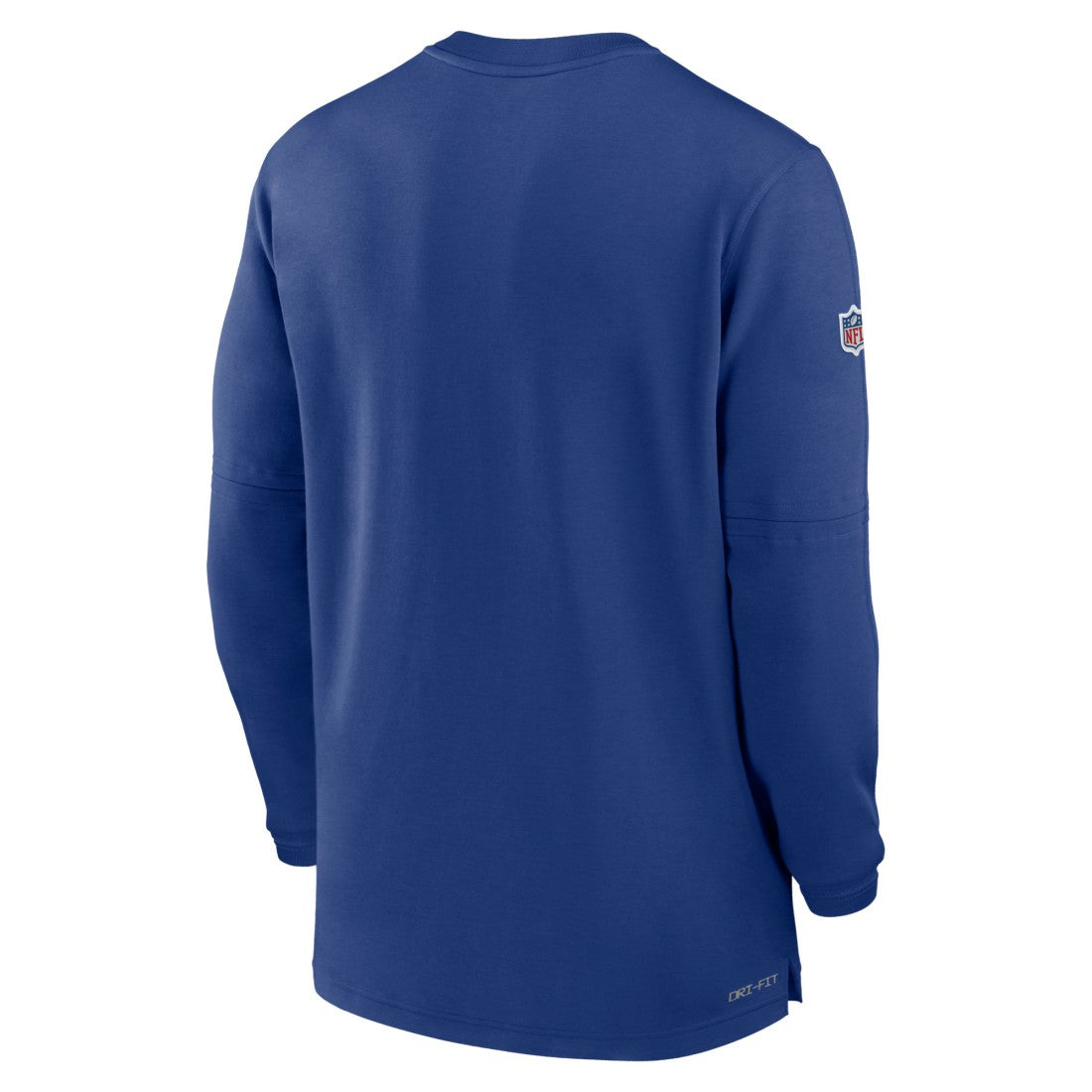 New York Giants 2023 Sideline Performance Long Sleeve Tri-Blend Quarter-Zip Top - Royal Tops