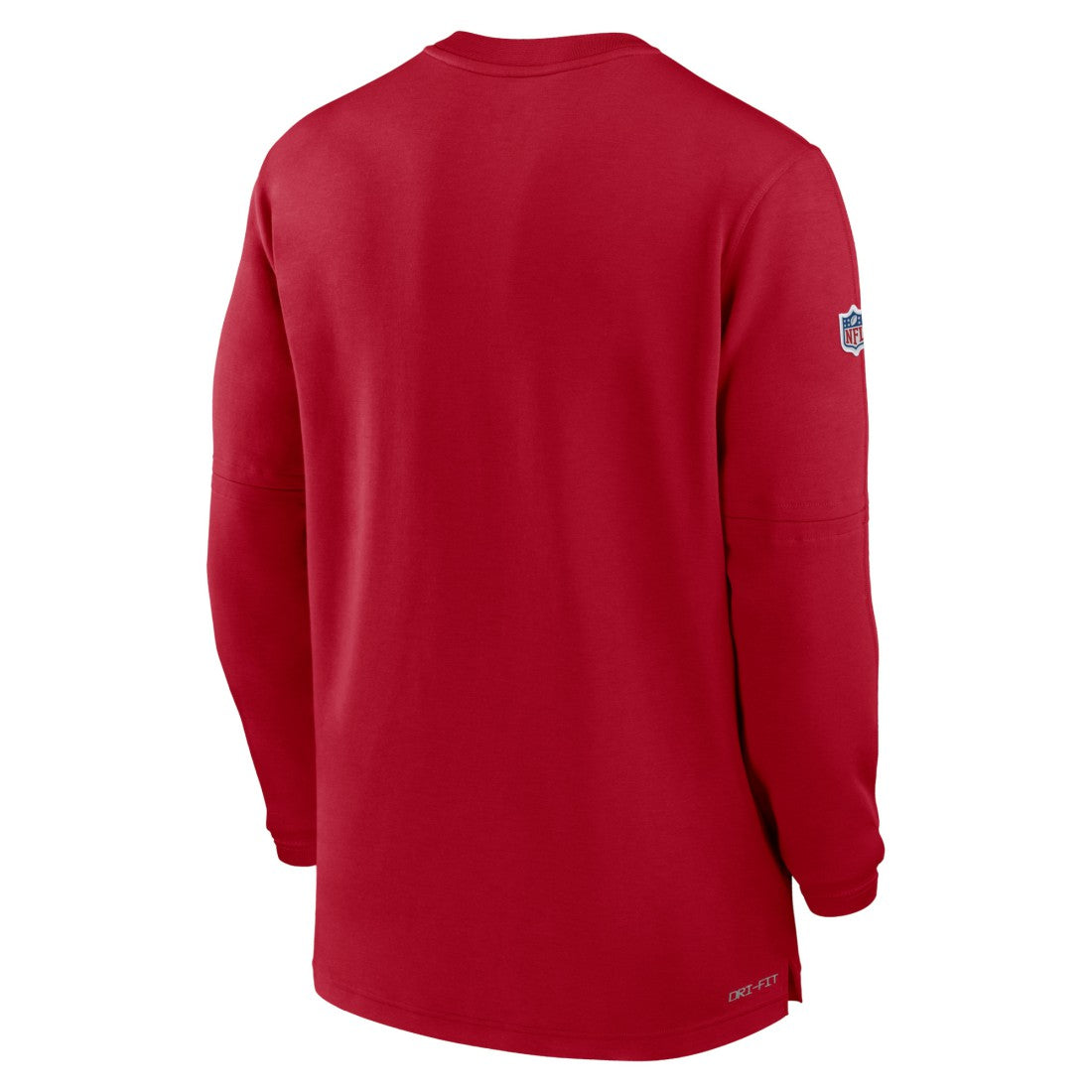 Tampa Bay Buccaneers 2023 Sideline Performance Long Sleeve Tri-Blend Quarter-Zip Top - Red Tops