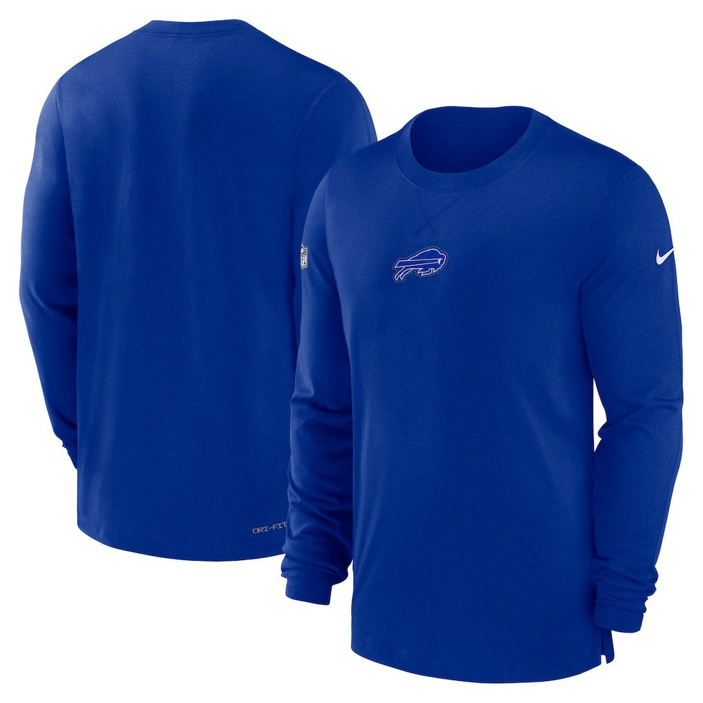 Buffalo Bills 2023 Sideline Performance Long Sleeve T-Shirt - Royal T-shirts