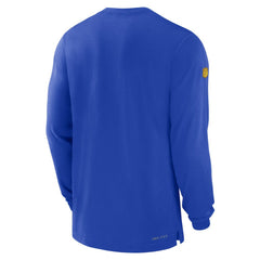 Los Angeles Rams 2023 Sideline Performance Long Sleeve T-Shirt - Royal T-shirts