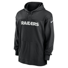 Las Vegas Raiders 2023 Sideline Lightweight Performance Hooded Top - Black Tops