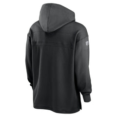 Las Vegas Raiders 2023 Sideline Lightweight Performance Hooded Top - Black Tops