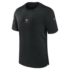 New Orleans Saints 2023 Sideline Performance T-Shirt - Black T-shirts