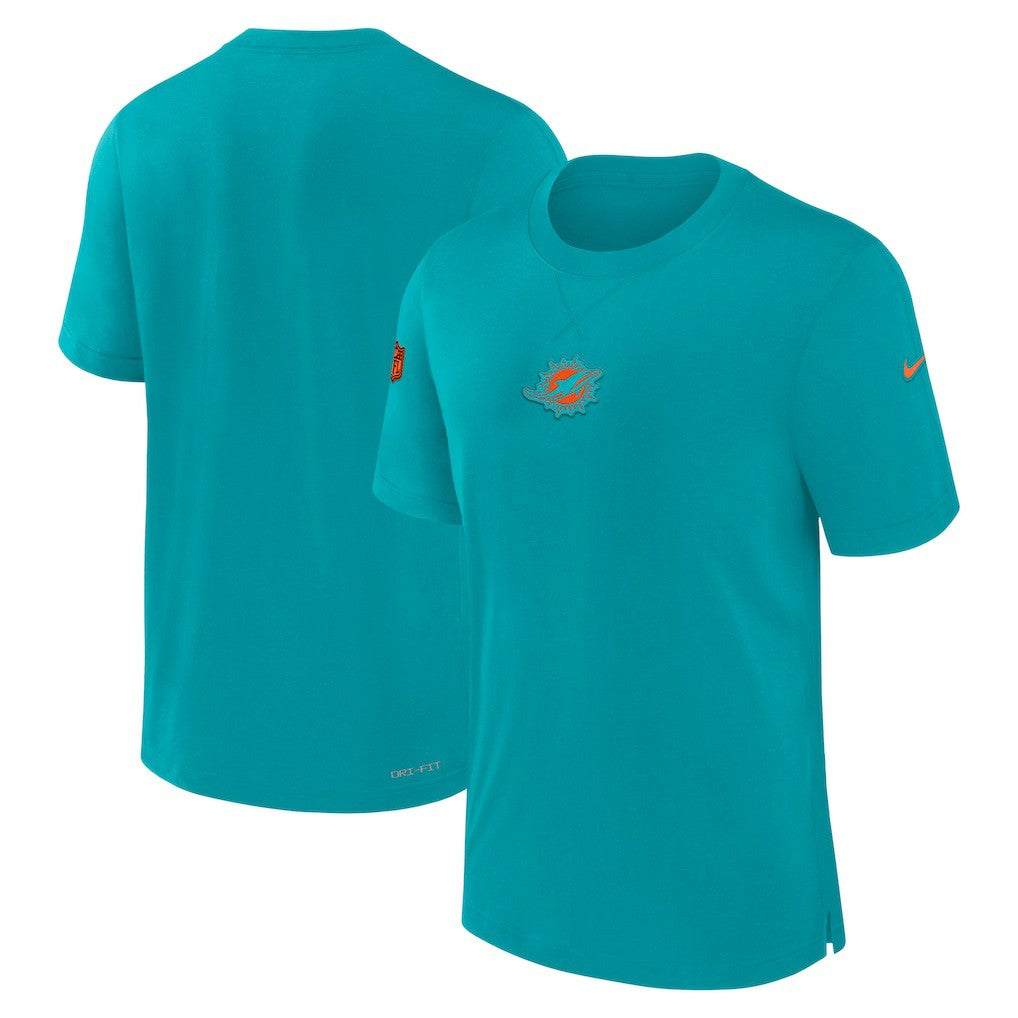 Miami Dolphins 2023 Sideline Performance T-Shirt - Aqua T-shirts