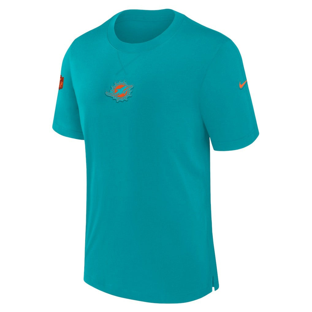 Miami Dolphins 2023 Sideline Performance T-Shirt - Aqua T-shirts