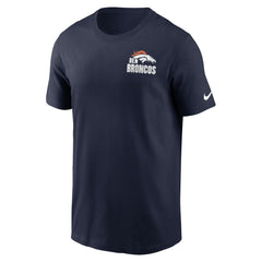 Denver Broncos Blitz Essential T-Shirt - Navy T-shirts