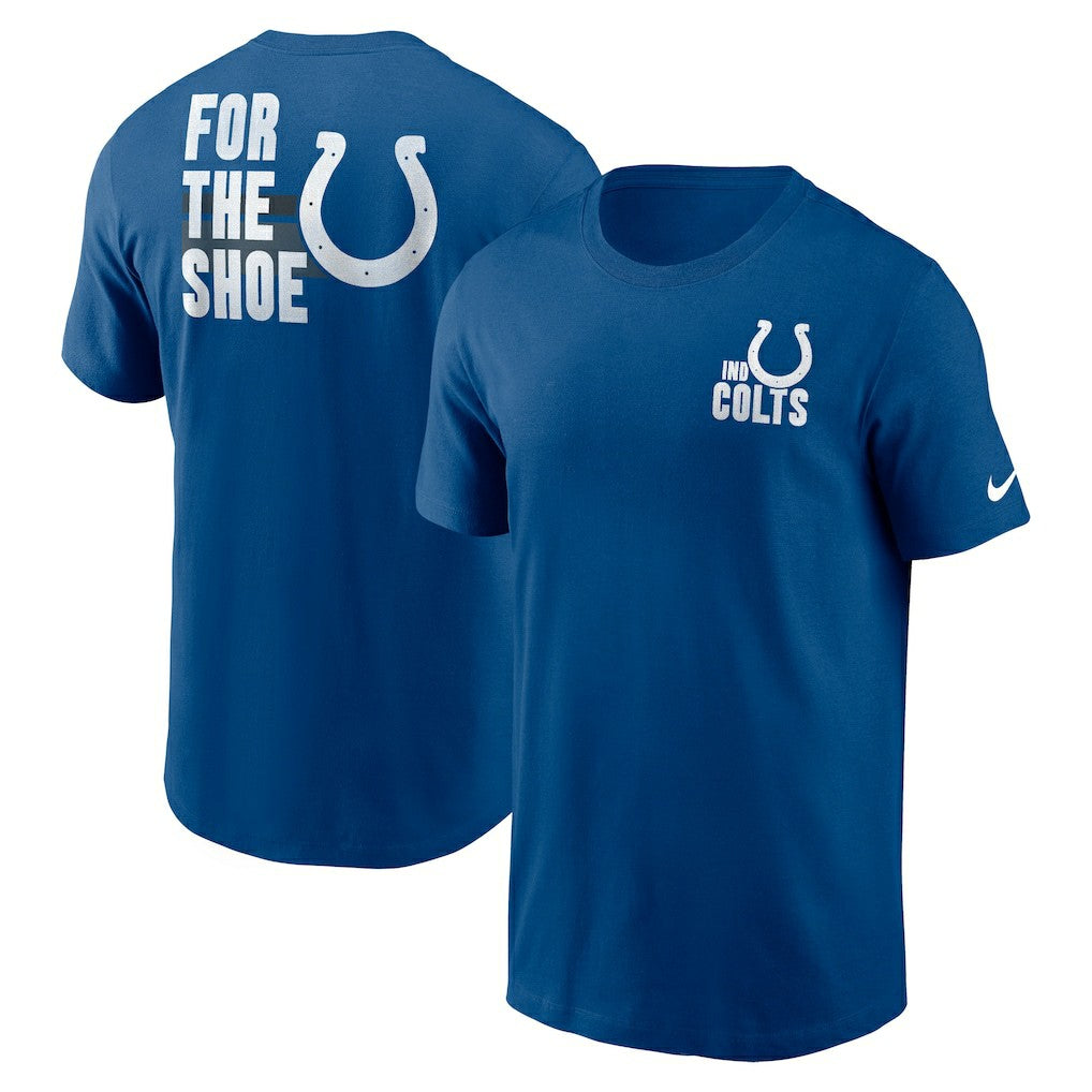 Indianapolis Colts Blitz Essential T-Shirt - Blue T-shirts