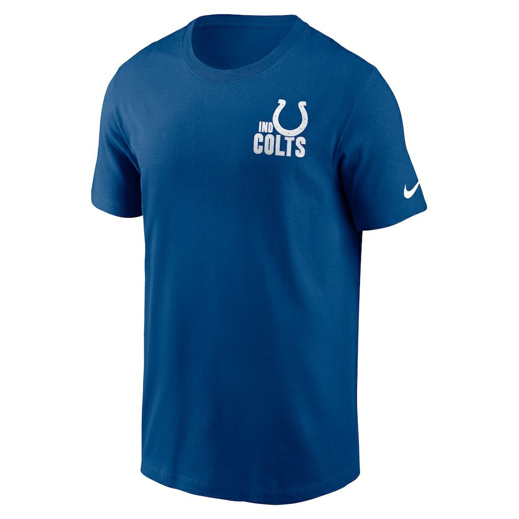 Indianapolis Colts Blitz Essential T-Shirt - Blue T-shirts