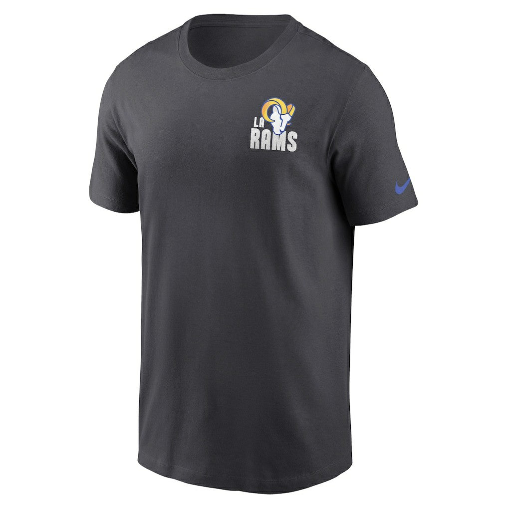 Los Angeles Rams Blitz Essential T-Shirt - Anthracite T-shirts