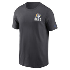 Los Angeles Rams Blitz Essential T-Shirt - Anthracite T-shirts