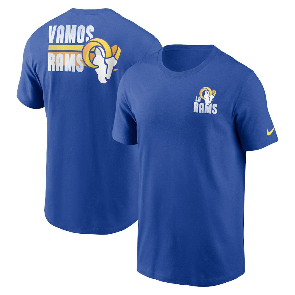 Los Angeles Rams Blitz Essential T-Shirt - Royal T-shirts