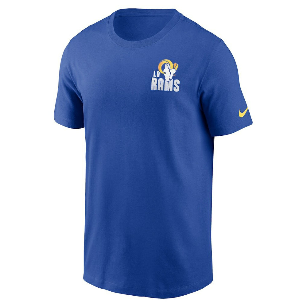 Los Angeles Rams Blitz Essential T-Shirt - Royal T-shirts