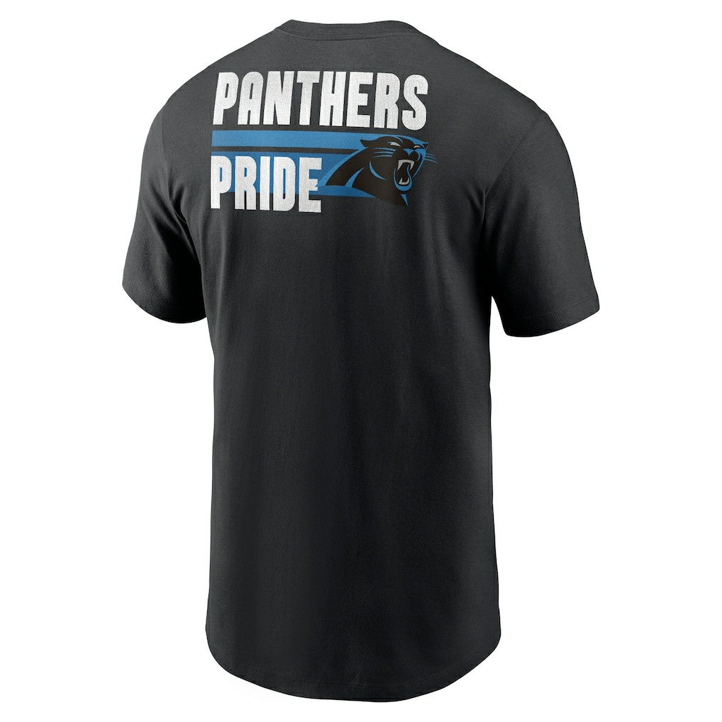 Carolina Panthers Blitz Essential T-Shirt - Black T-shirts