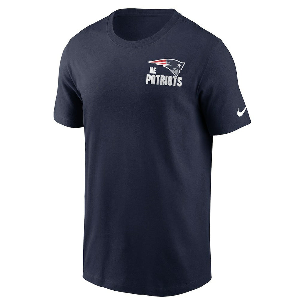 New England Patriots Blitz Essential T-Shirt - Navy T-shirts